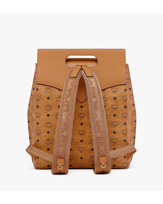 MCM Brown Diamond Backpack for men