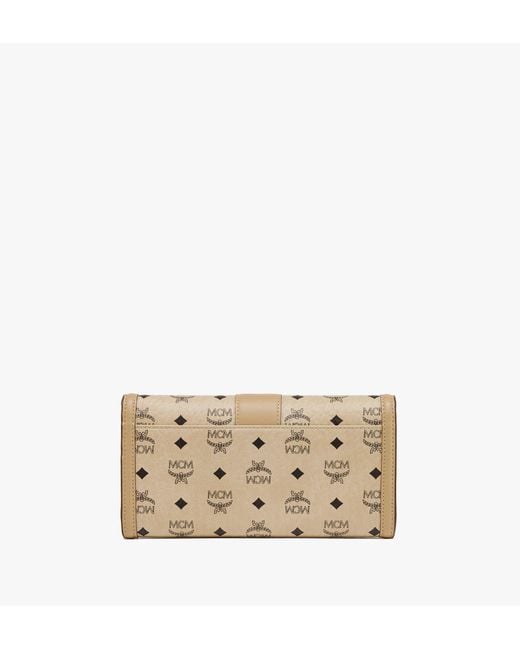 MCM Natural Tracy Chain Wallet In Visetos