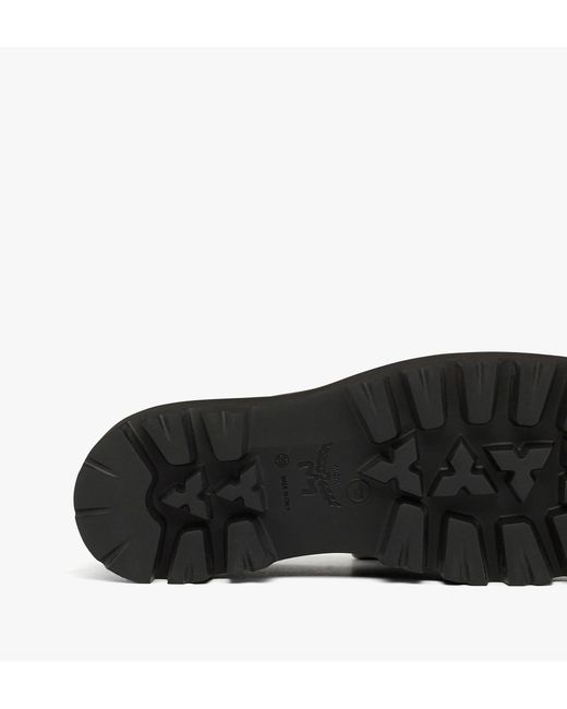 MCM Black Platform Loafers