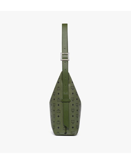 MCM Green Aren Hobo In Visetos