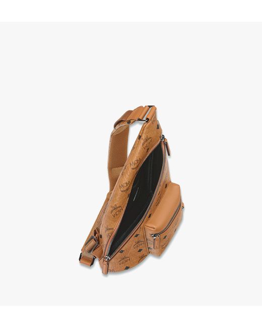 MCM Natural Aren Sling In Visetos for men