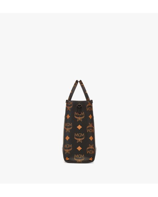 Mcm black outlet visetos tote