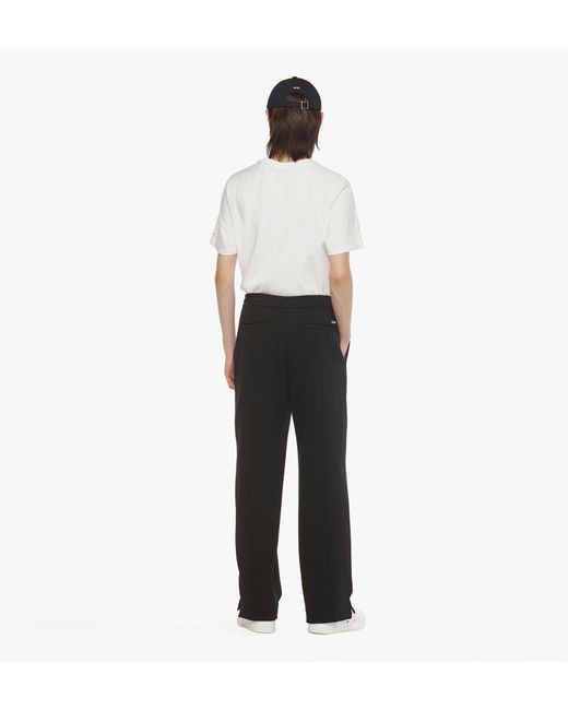 MCM Black Essential Drawstring Ponte Pants for men
