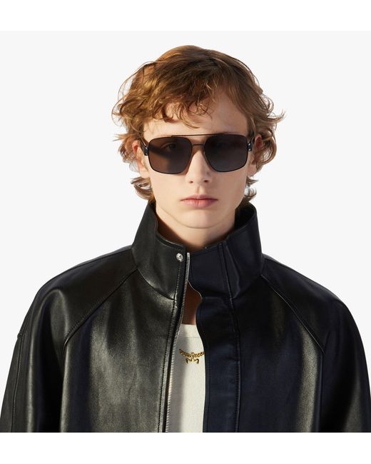 MCM Black Navigator Sunglasses for men