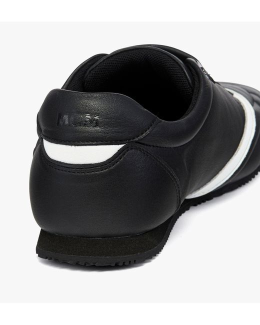 MCM Black Federlite Lo Slip-on Sneakers In Quilted Leather