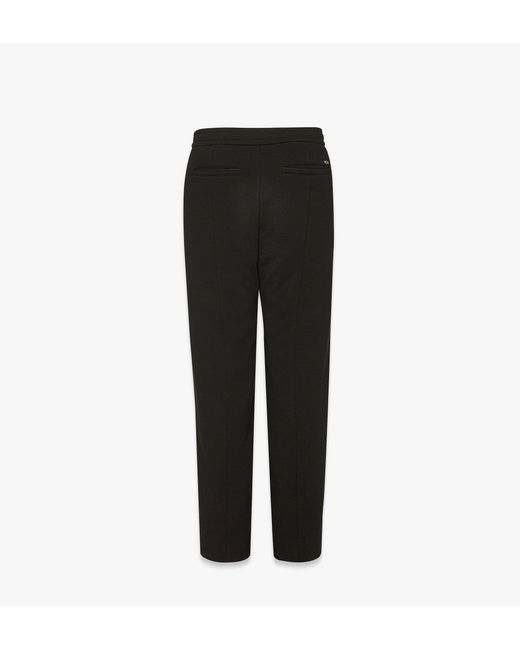 MCM Black Essential Drawstring Ponte Pants for men