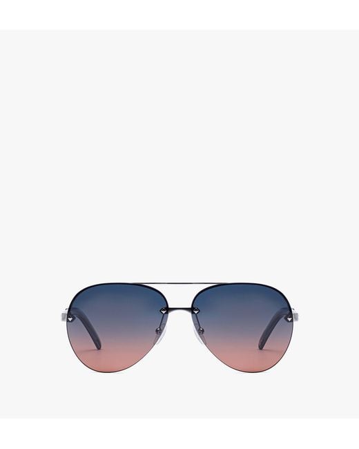 MCM Blue Aviator Sunglasses for men