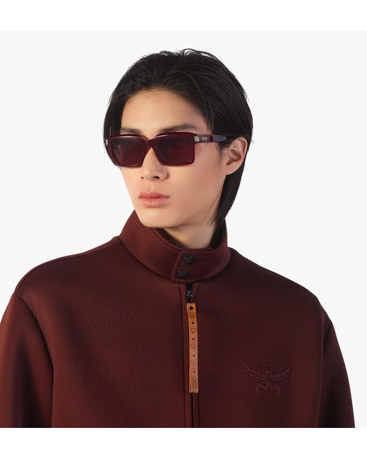 MCM Purple Oversized Square Sunglasses for men