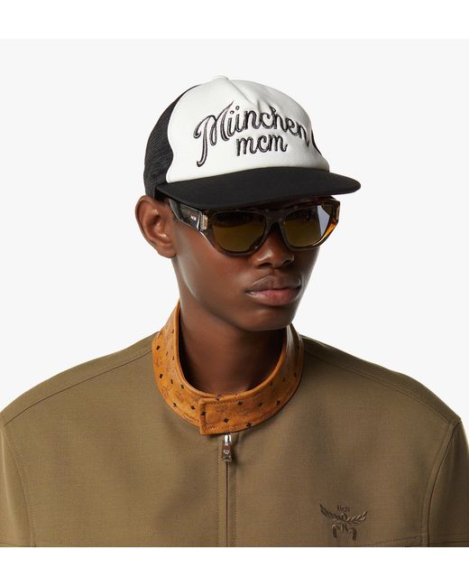 MCM Multicolor München Ponte Cap for men