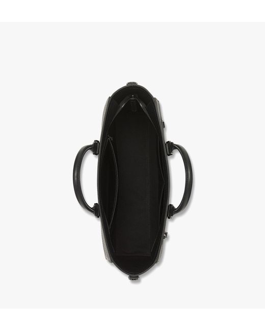 MCM Black Diamond E/w Tote In Visetos for men