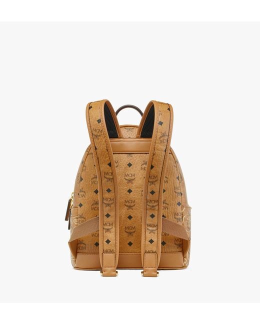MCM Natural X Bape Stark Backpack In Visetos for men