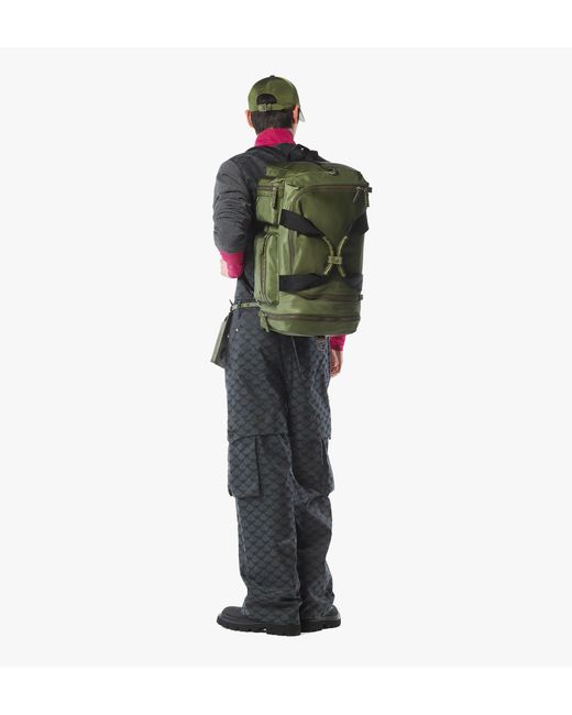 MCM Green Ottomar Weekender Backpack In Econyl And Leather for men