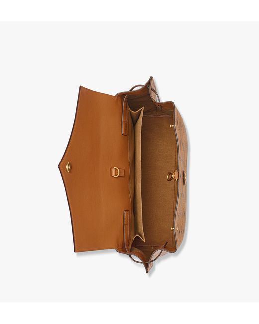 MCM Brown Diamond Backpack for men