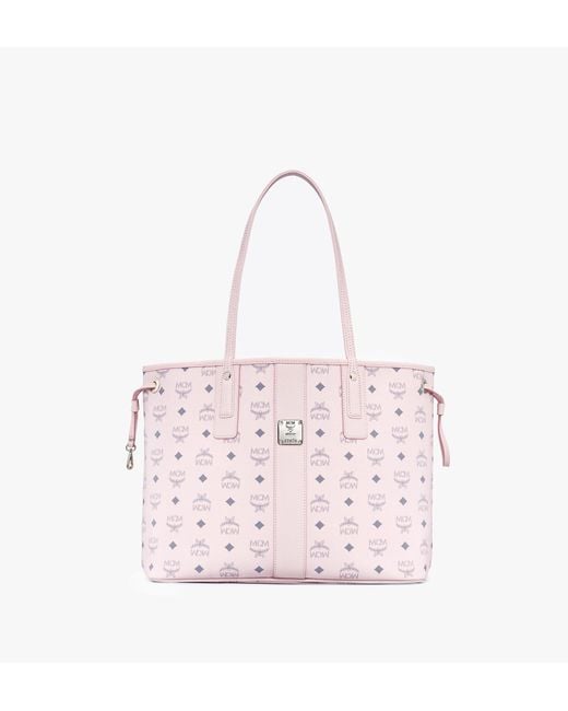 reversible liz shopper in visetos pink