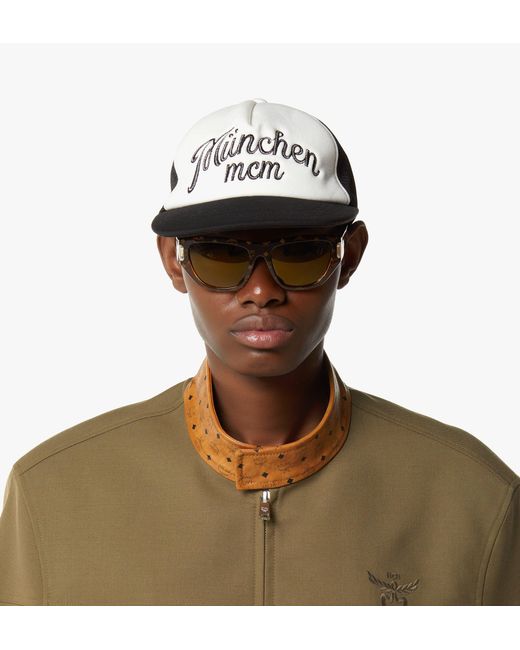 MCM Multicolor München Ponte Cap for men