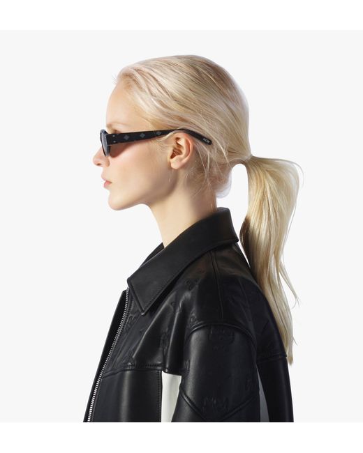 MCM Black Oval Sunglasses