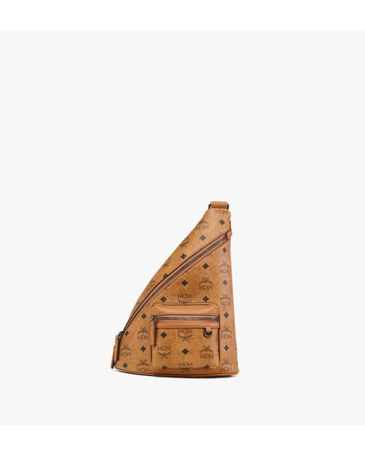 MCM Natural Aren Sling In Visetos for men
