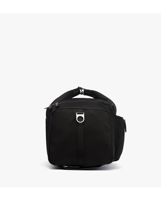 MCM Black Ottomar Weekender Backpack In Econyl And Leather for men
