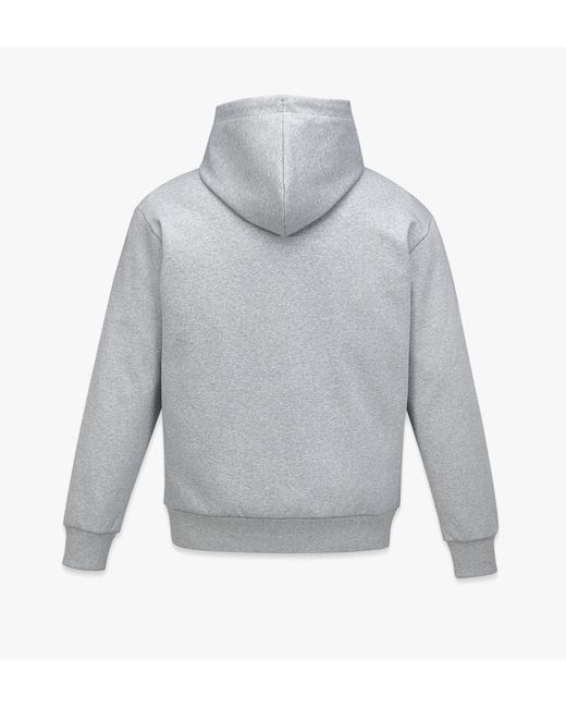 MCM Gray Disco Patch Ponte Hoodie for men