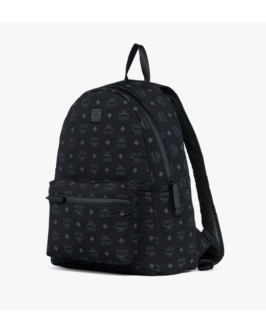 MCM Black Stark Packable Backpack for men