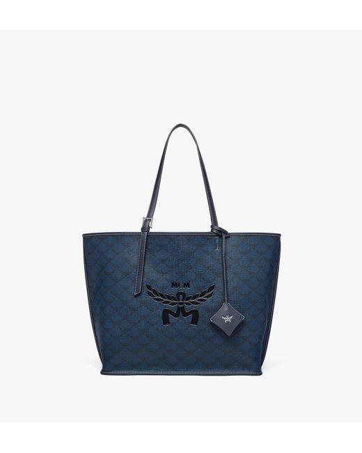 MCM Himmel Shopper In Lauretos in Blue | Lyst