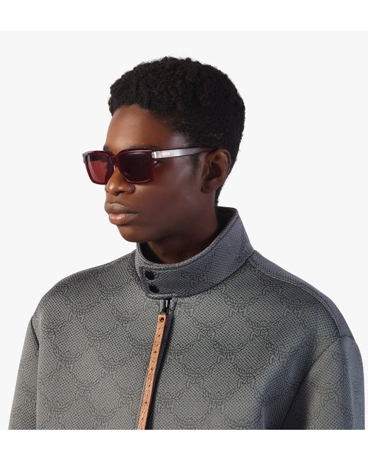 MCM Purple Oversized Square Sunglasses for men