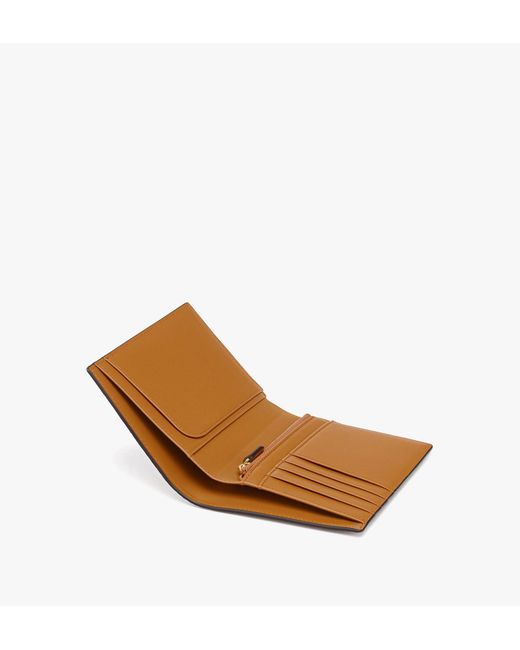 MCM Natural Ottomar Passport Holder In Visetos for men