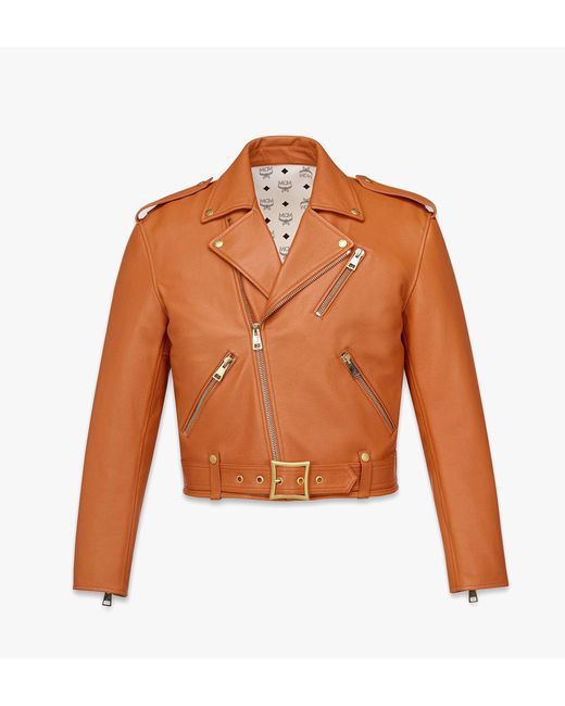 Mcm mens top leather jacket