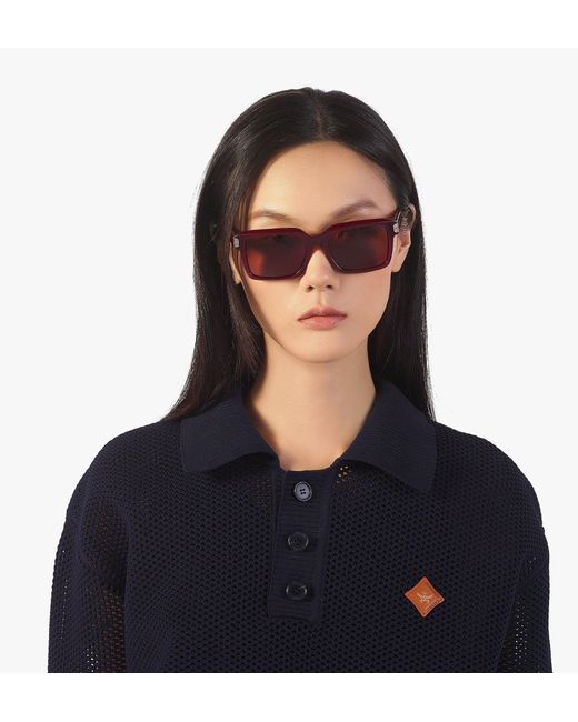 MCM Purple Oversized Square Sunglasses for men