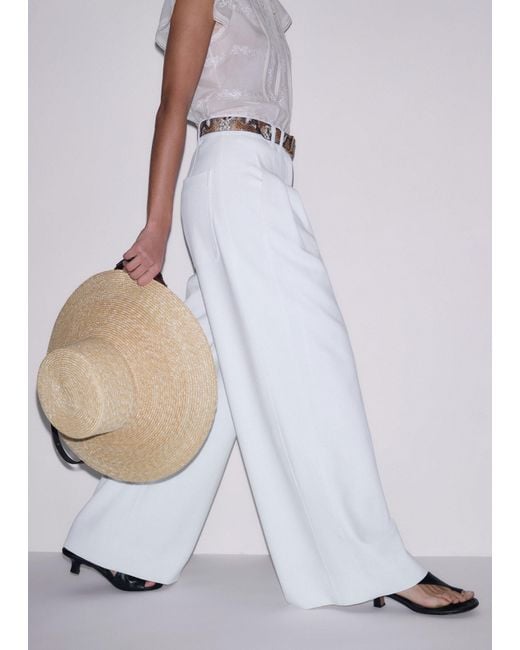 ME+EM Natural Maxi Straw Hat
