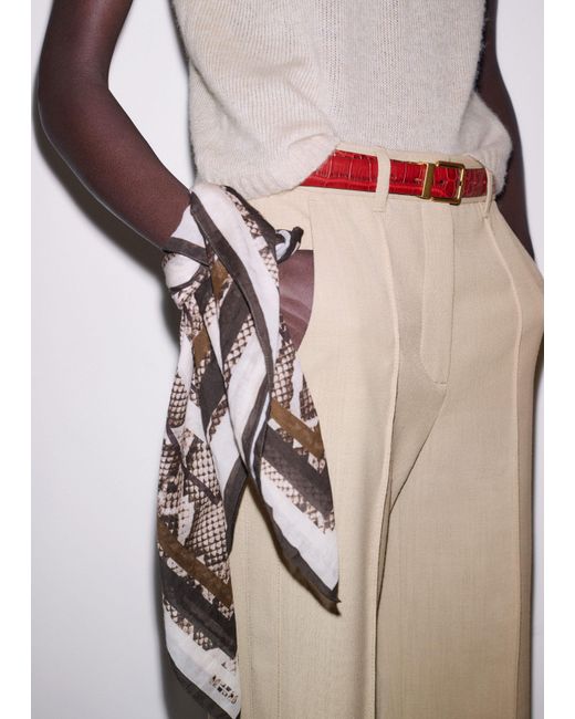 ME+EM Multicolor Multi Border Scarf