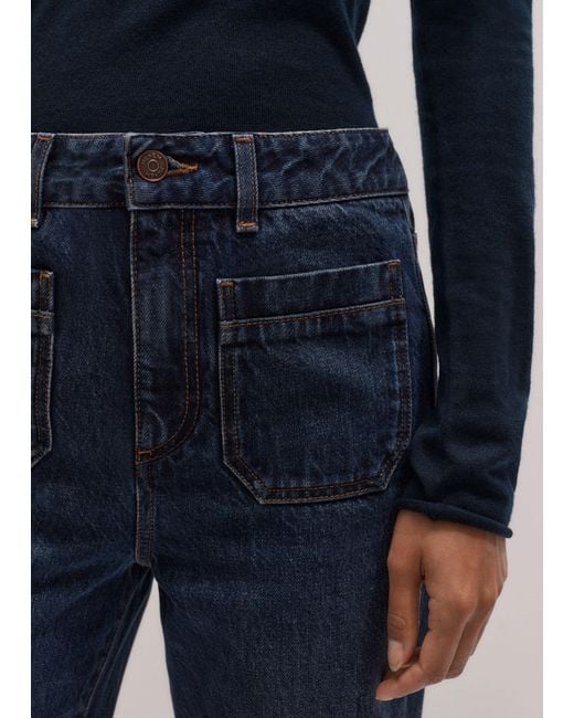 ME+EM Blue Leg Elongator Jean
