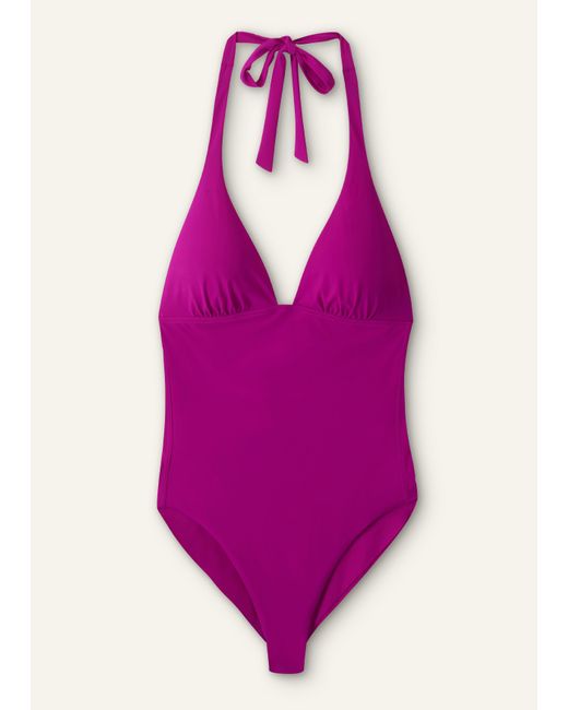 ME+EM Purple The Forever Adjustable Halterneck Swimsuit