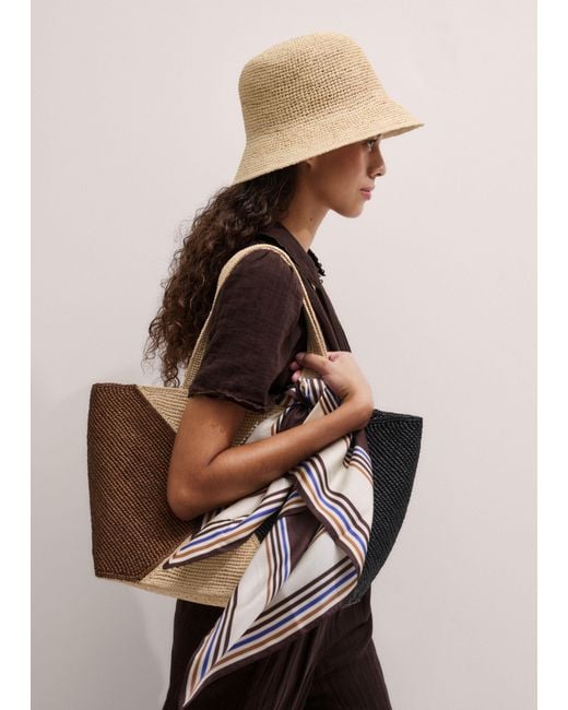 ME+EM Natural Raffia Hat