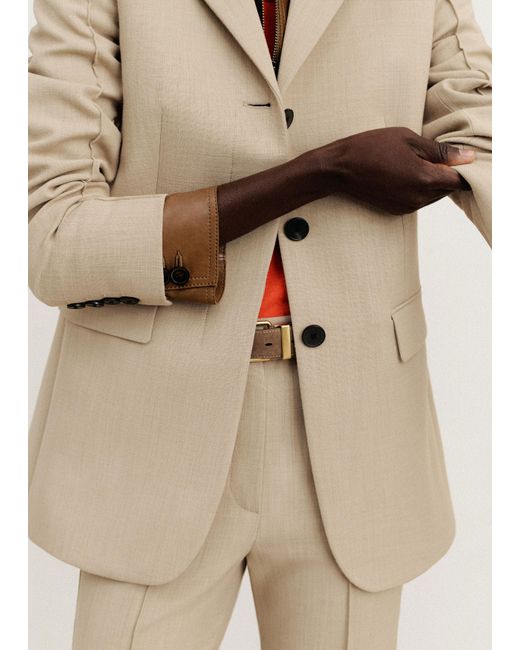 ME+EM Natural High Waist Slim Contour Blazer