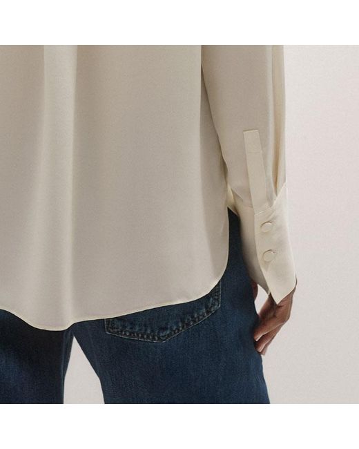 ME+EM Natural Silk Shirt