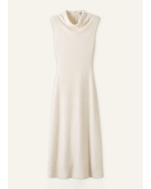ME+EM Pink Cowl Neck Fit And Flare Maxi Dress