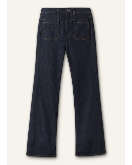 ME+EM Blue Subtle Flare Jean