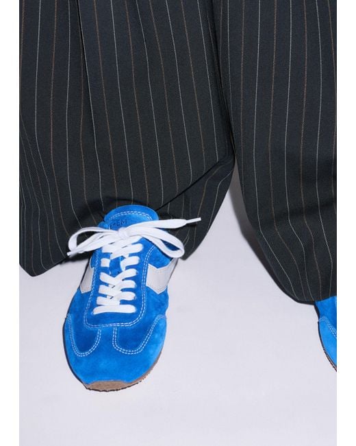 ME+EM Blue Retro Runner Sneaker