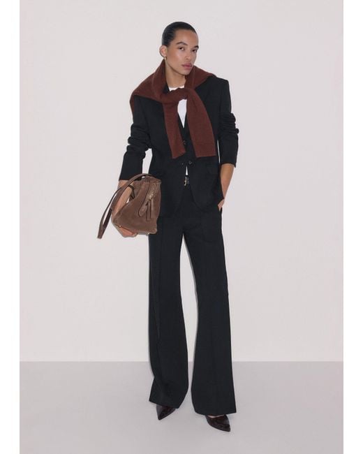 ME+EM Black Leg Elongator Pant