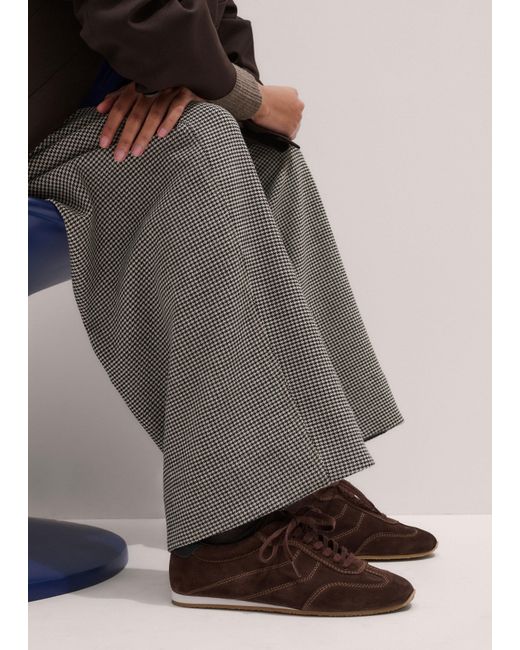 ME+EM Brown Retro Runner Sneaker