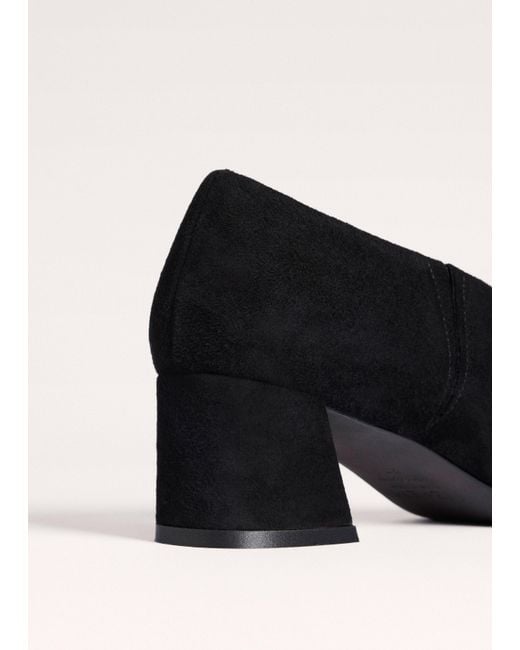 ME+EM Black High Front Block Heel
