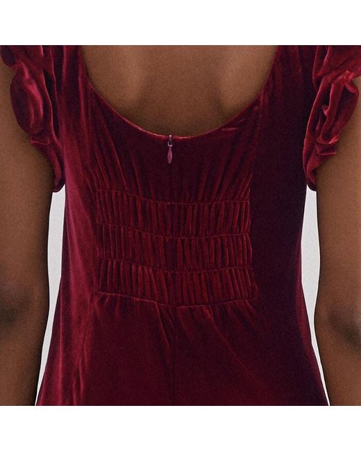 me and em burgundy dress June Clutch Bag Burgundy main image 0