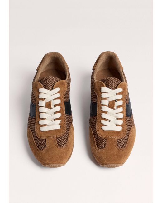 ME+EM Brown Retro Runner Sneaker