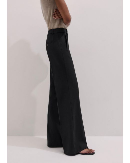 ME+EM Blue The Tailored Leg Elongator Trouser