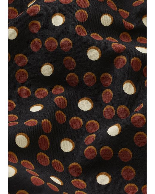 ME+EM Multicolor Printed Ruched Swimsuit