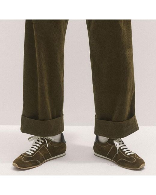 ME+EM Green Clever Cord Trouser
