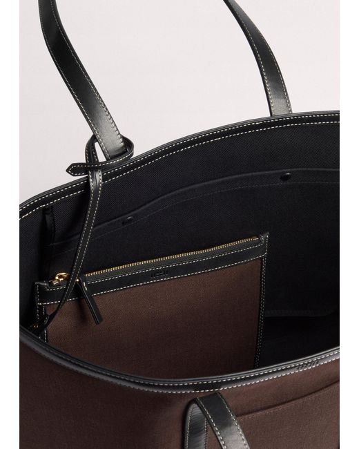 ME+EM Brown Reversible Tote
