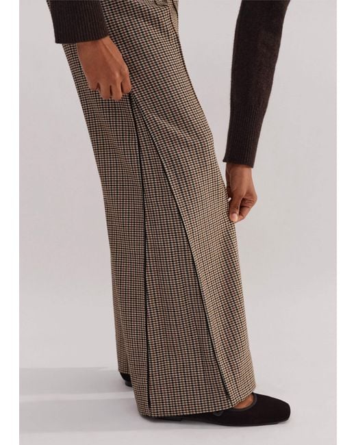 ME+EM Brown Town-To-Country Convertible Trouser Cream