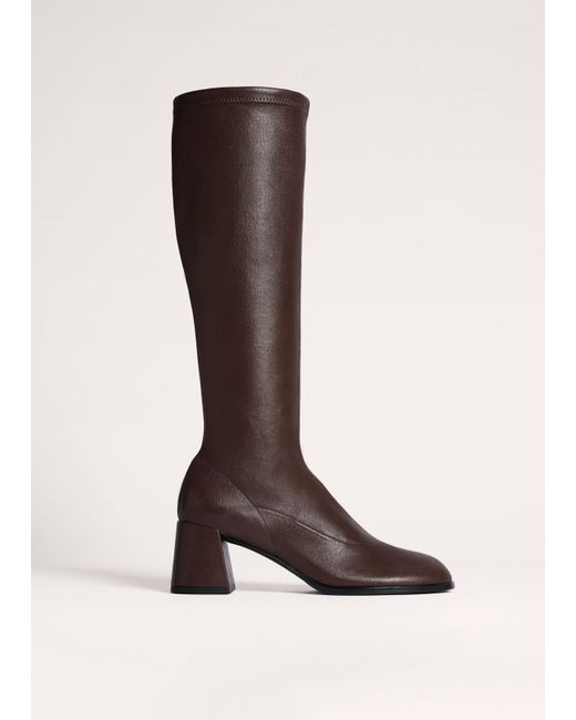 ME+EM Brown Knee-High Stretch Boot